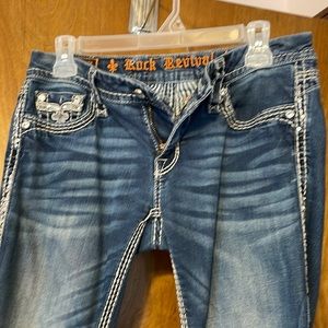 Rock Revival straight leg jeans.